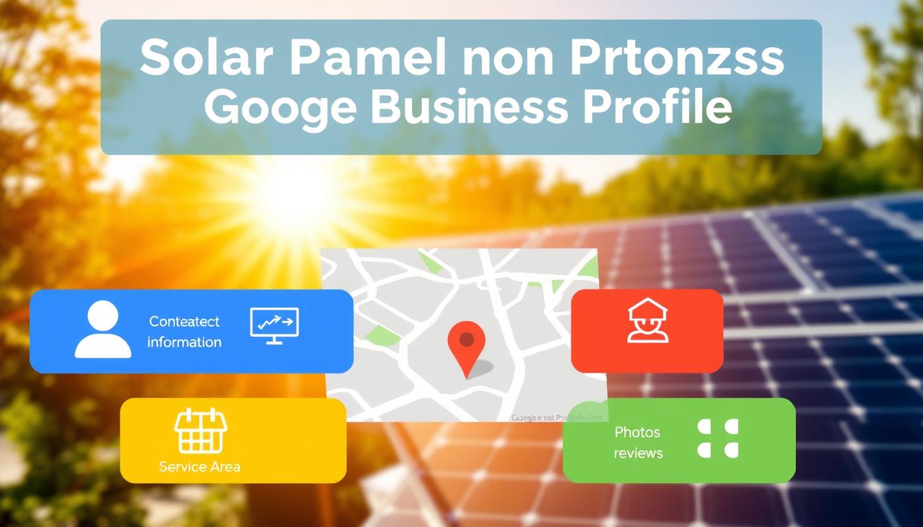 tips to optimise google business profile for solar panel installation